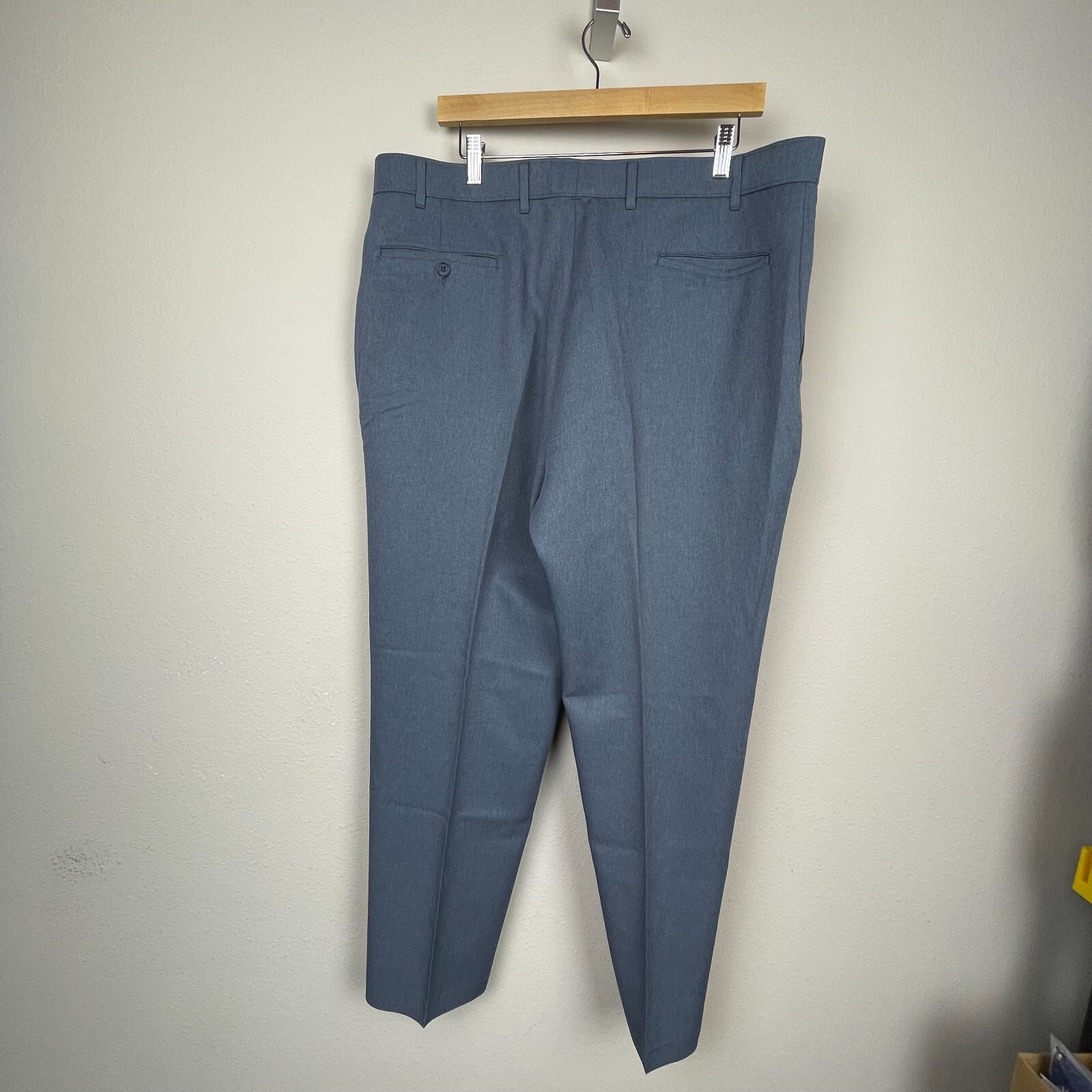 Vintage Levi’s Action Slacks Pants Men’s 40×29 Blue Dacron Polyester Straight Y2