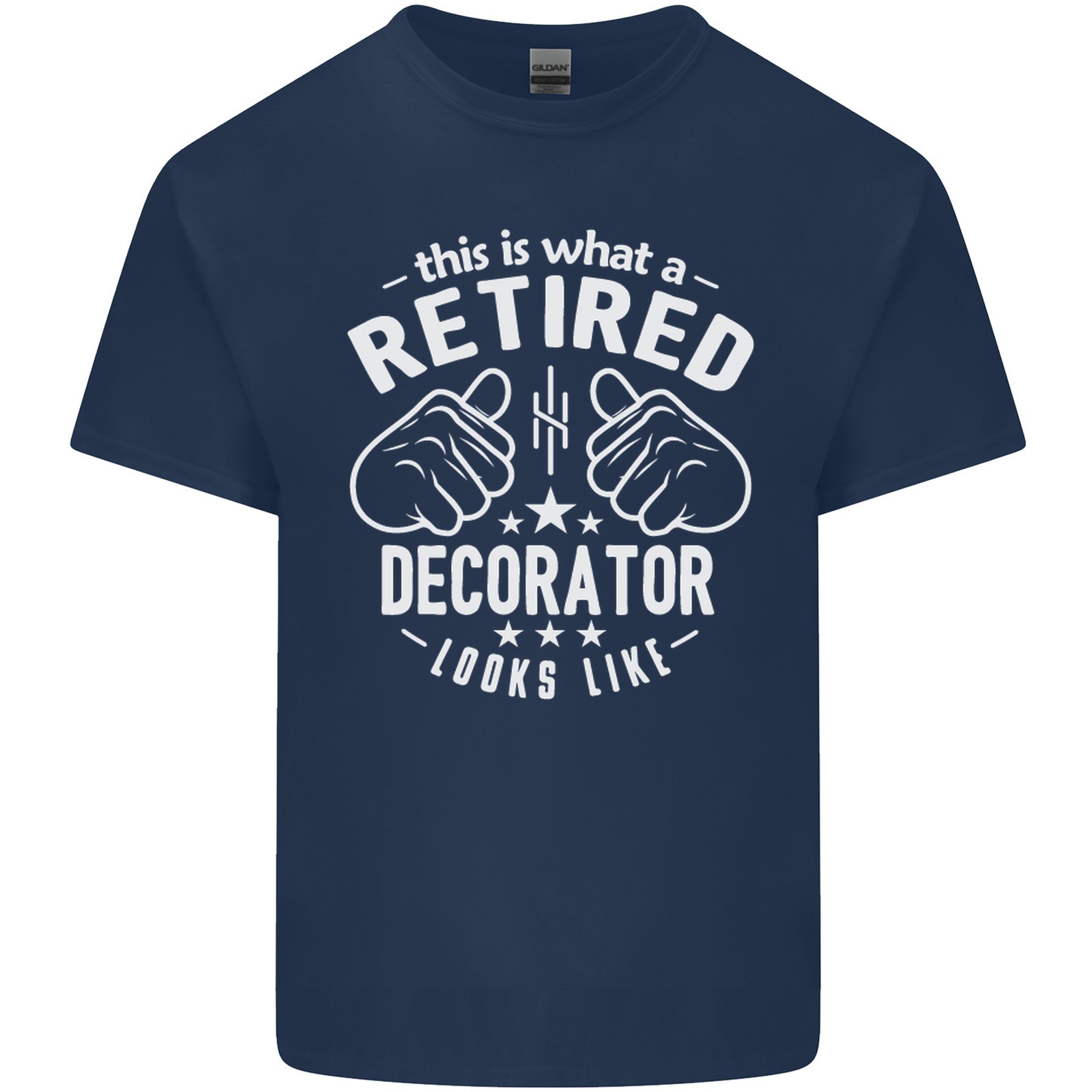 This Is What a Retired Decorator Looks Like Mens Light Cotton T-Shirt