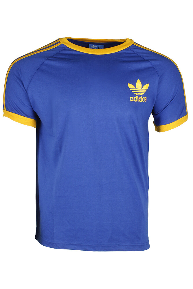 Adidas Men’s Original Short Sleeve 3 Stripe Essential California T-Shirt