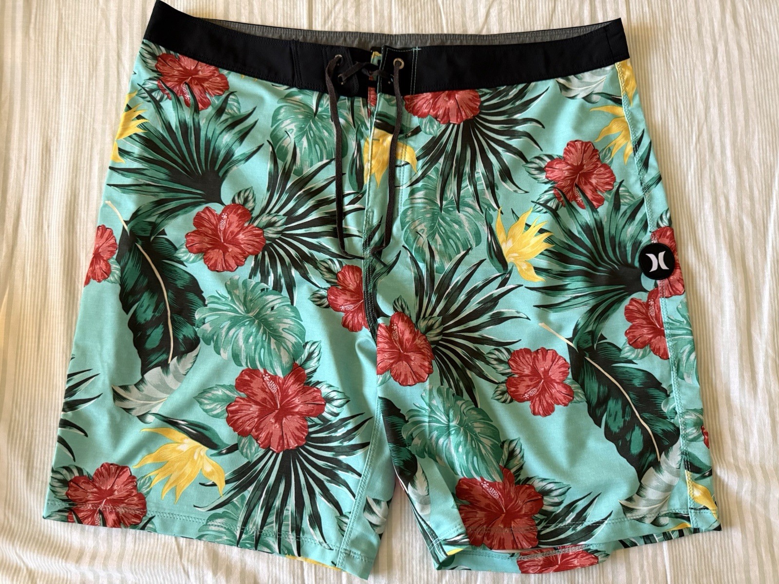 Hurley, Phantom, Board Shorts, Men’s Size 36, Floral