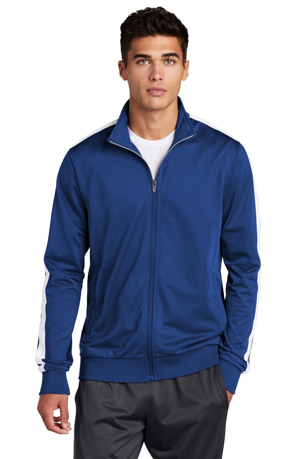 JST94 Sport-Tek Tricot Track Jacket