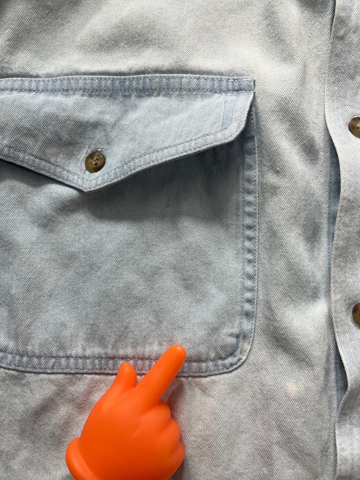house of blues button denim shirt vintage xl sunset strip