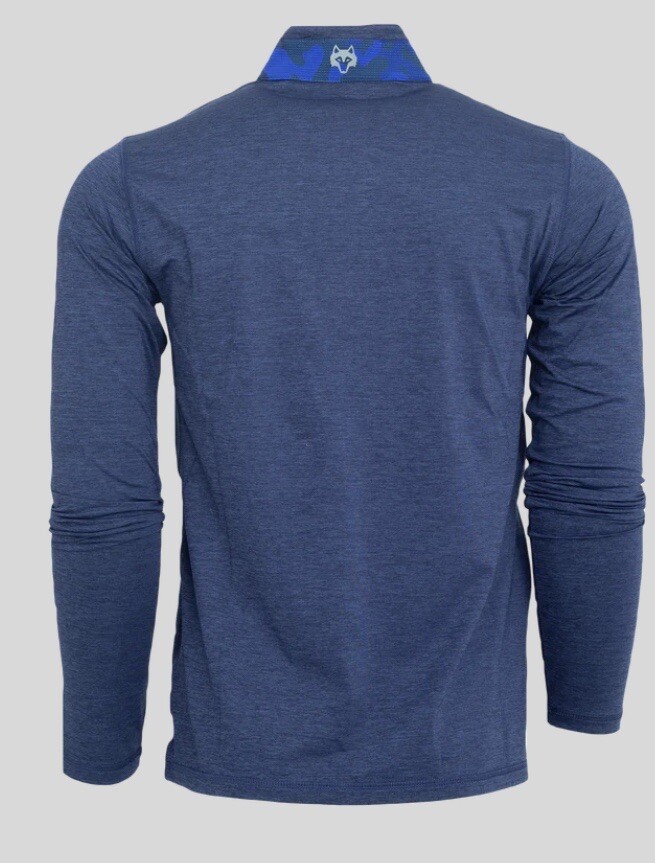 Greyson Men’s Guide Sport Quater Zip Maltese Blue, Pick Your Size