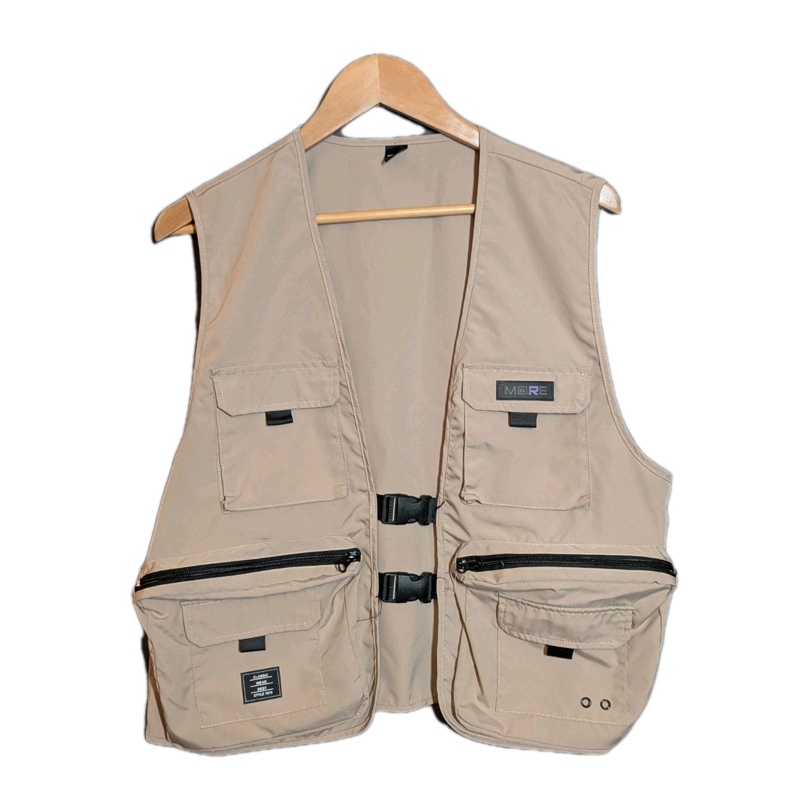 Manfinity Utility Vest L Khaki Tactical Streetwear Festival Core Outdoor Gear