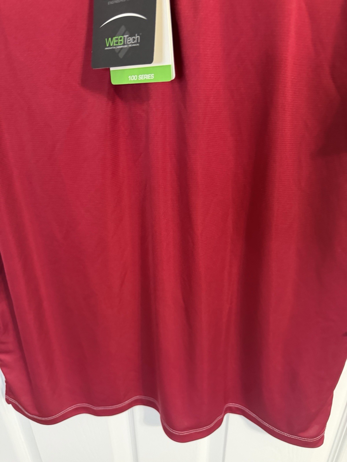 Coca-Cola Ontour Men’s L Web Tech Red Golf Polo Shirt NWT