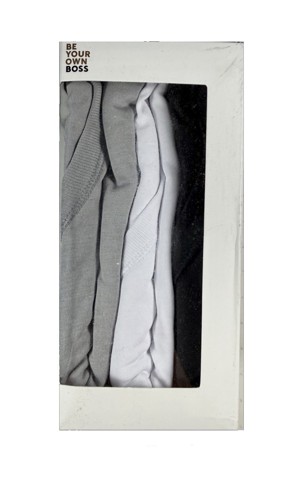NWT Hugo Boss. 3 Pack. Pure Cotton Regular Fit Crew Neck . Multi. MSRP $49.00