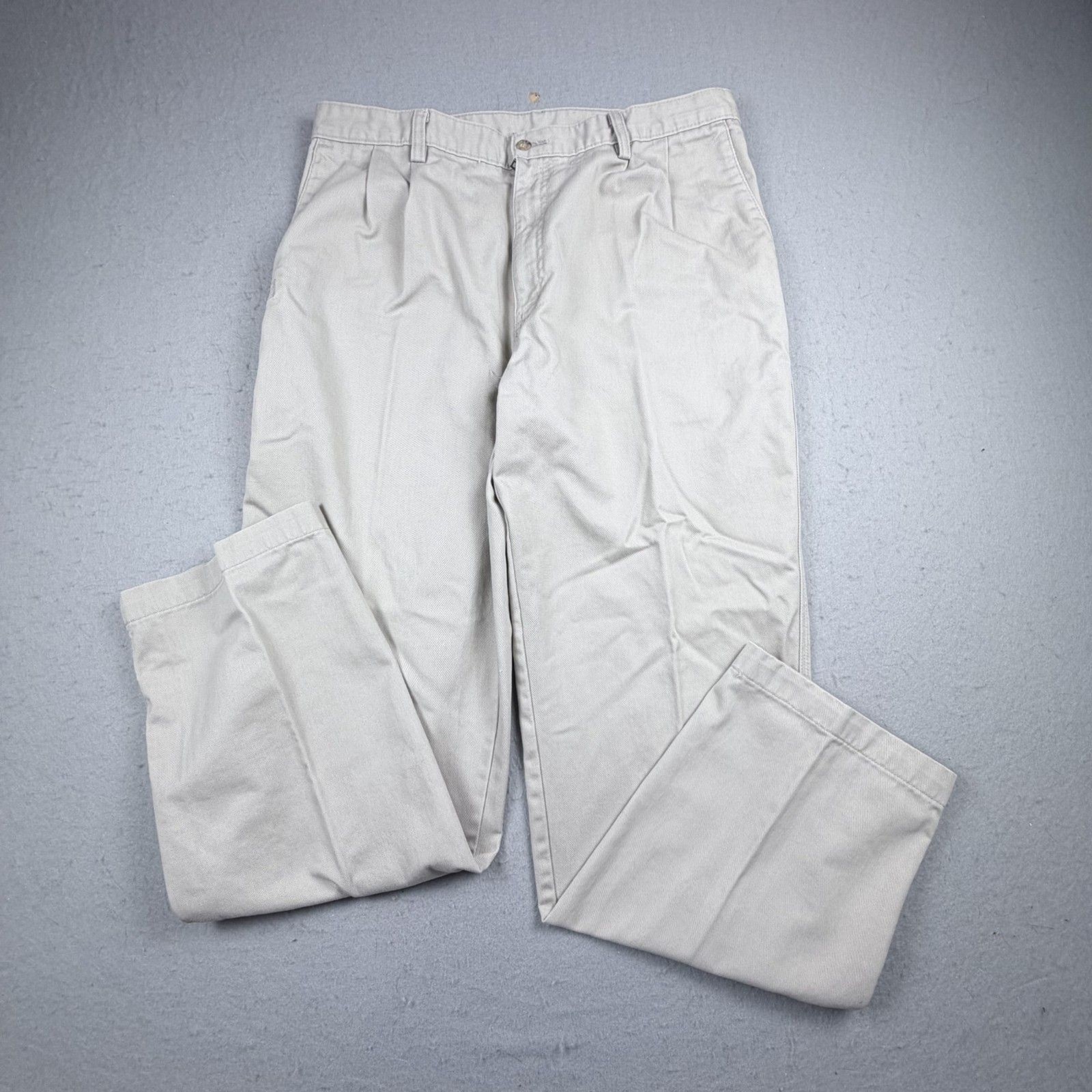 Carhartt Men’s 36/32 Khaki Tan Pants Light Color Work Casual Semi-Formal Relaxed