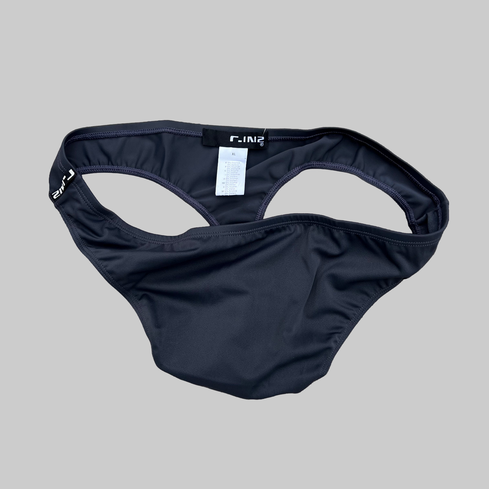 C-In2 mens dark gray poolside swim thong swimwear size M L