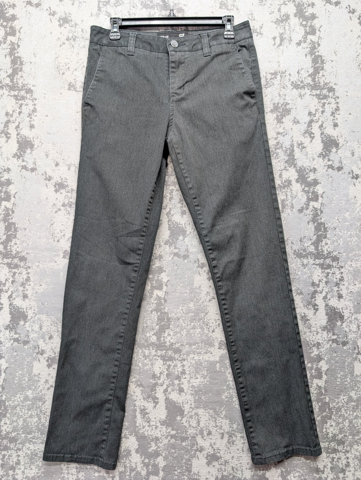 RSQ Men’s Pants Charcoal New York Slim Straight Chino Cotton Size 30×31 GUC