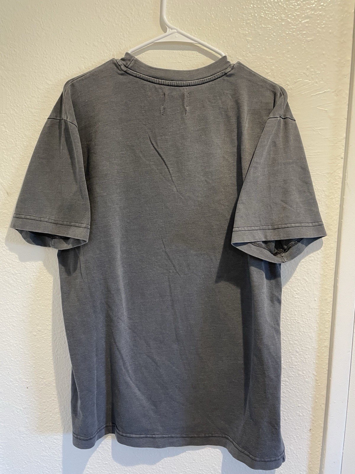 Public Supply NYC Washed Charcoal Grey Blank T-Shirt Men’s Size XL