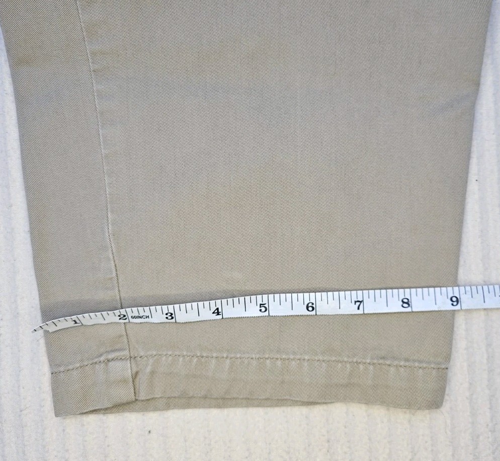 District Beige Chinos Mens W38 L31 Regular Fit Cotton Smart Casual Trousers Pant