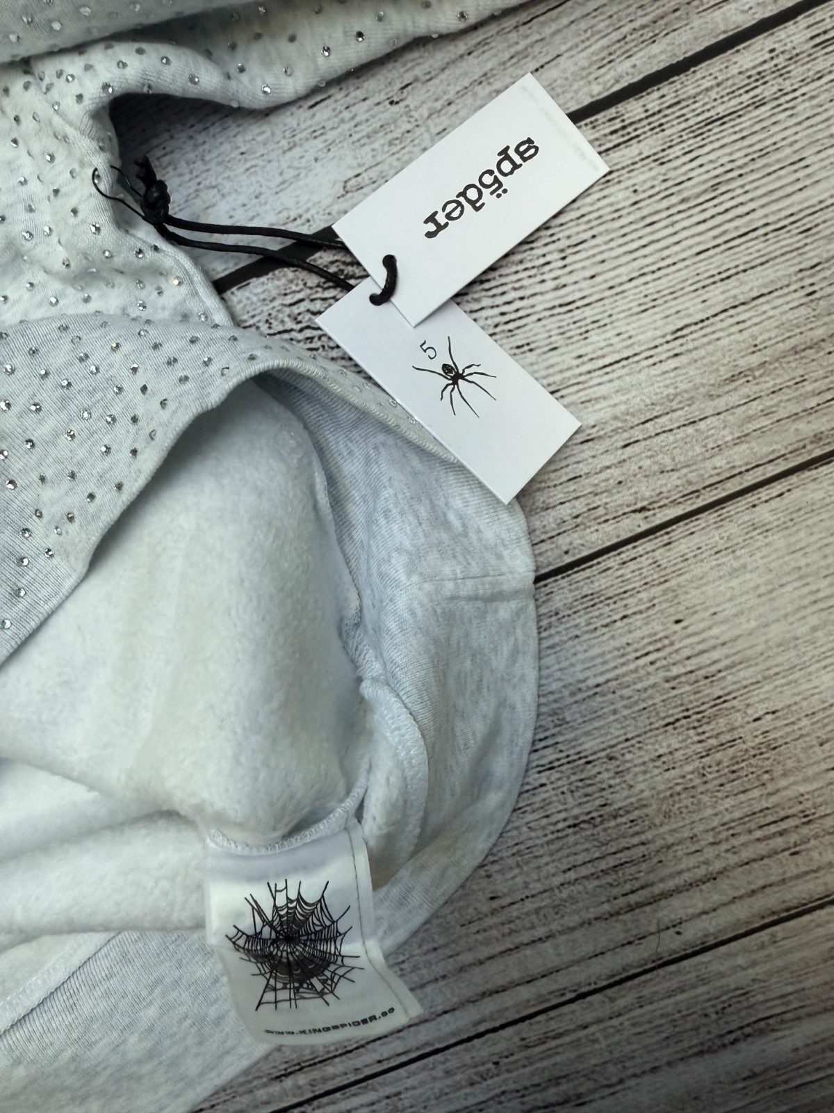 *BRAND NEW* Spider Worldwide VVS Grey Hoodie – FREE Shipping (Size S)