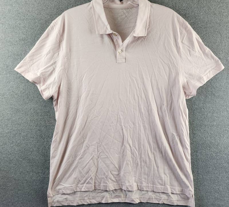 The Men’s Store at Bloomingdale’s Supima Cotton Polo Mens XL Orchid Ice Pullover