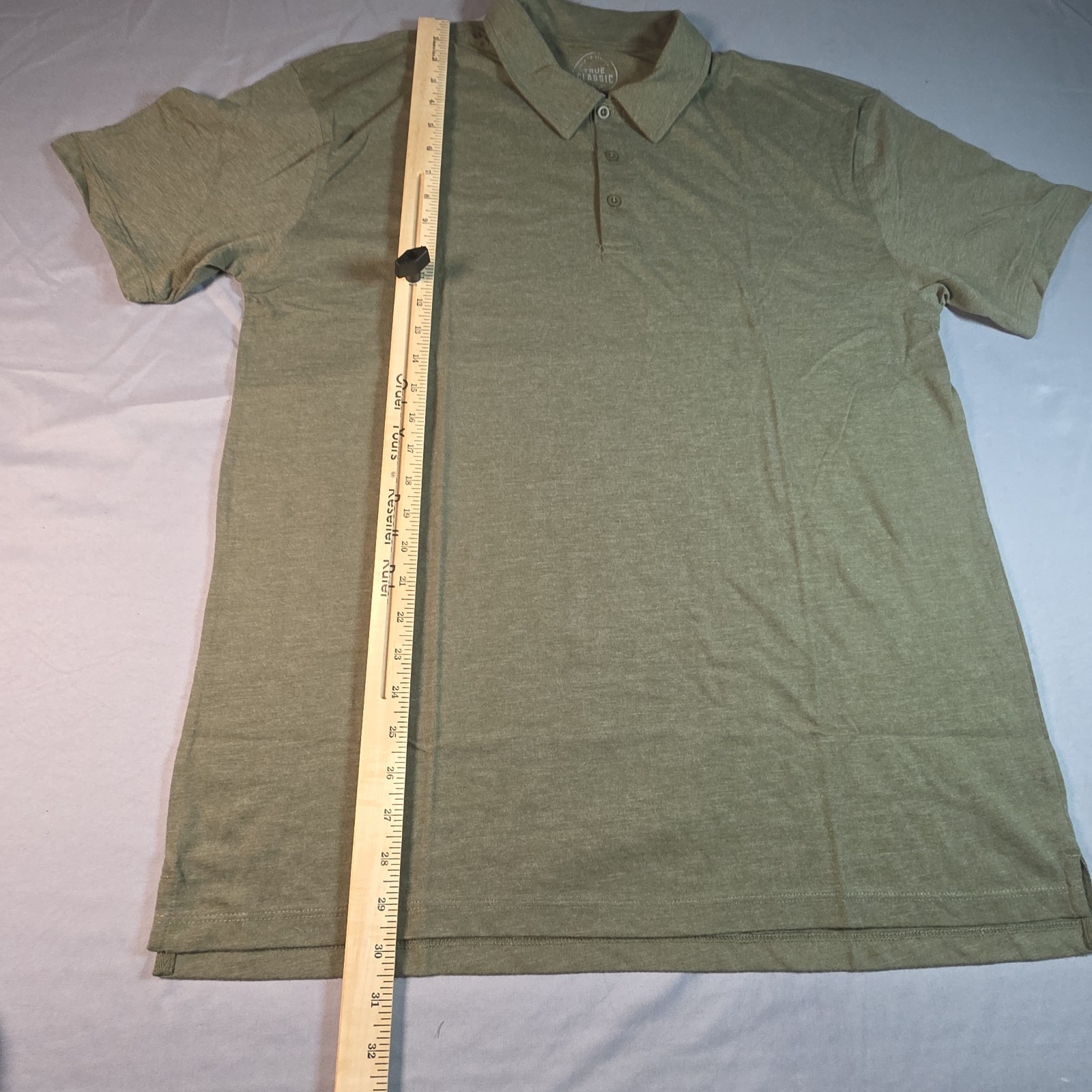 True Classic Polo (3 pack) extra large XL Dark Plum, Olive Green, Pale Gray