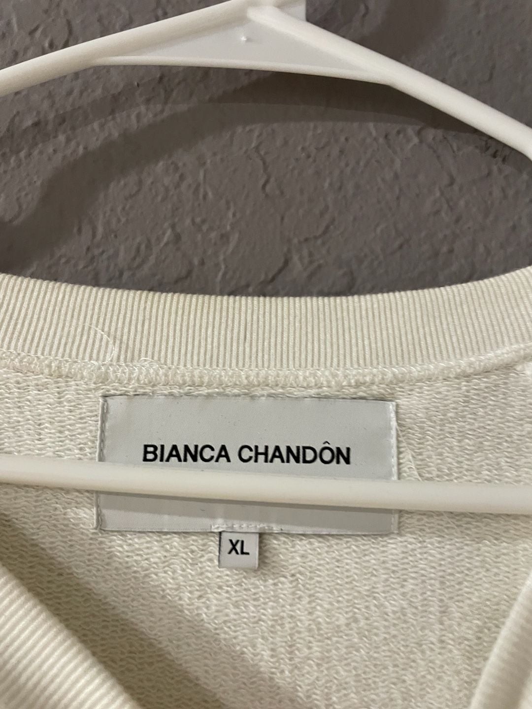 Bianca Chandon New York Logo Raglan Crewneck Sweatshirt