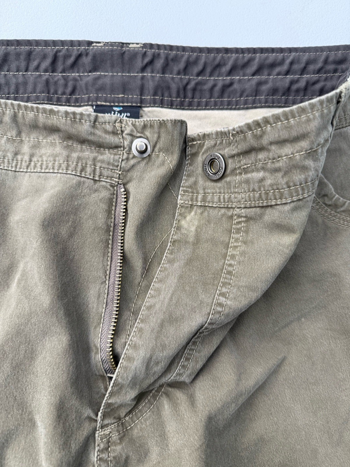 KÜHL Revolvr Men’s Brown Canvas Cotton Pants Straight Leg 5-Pocket 42W