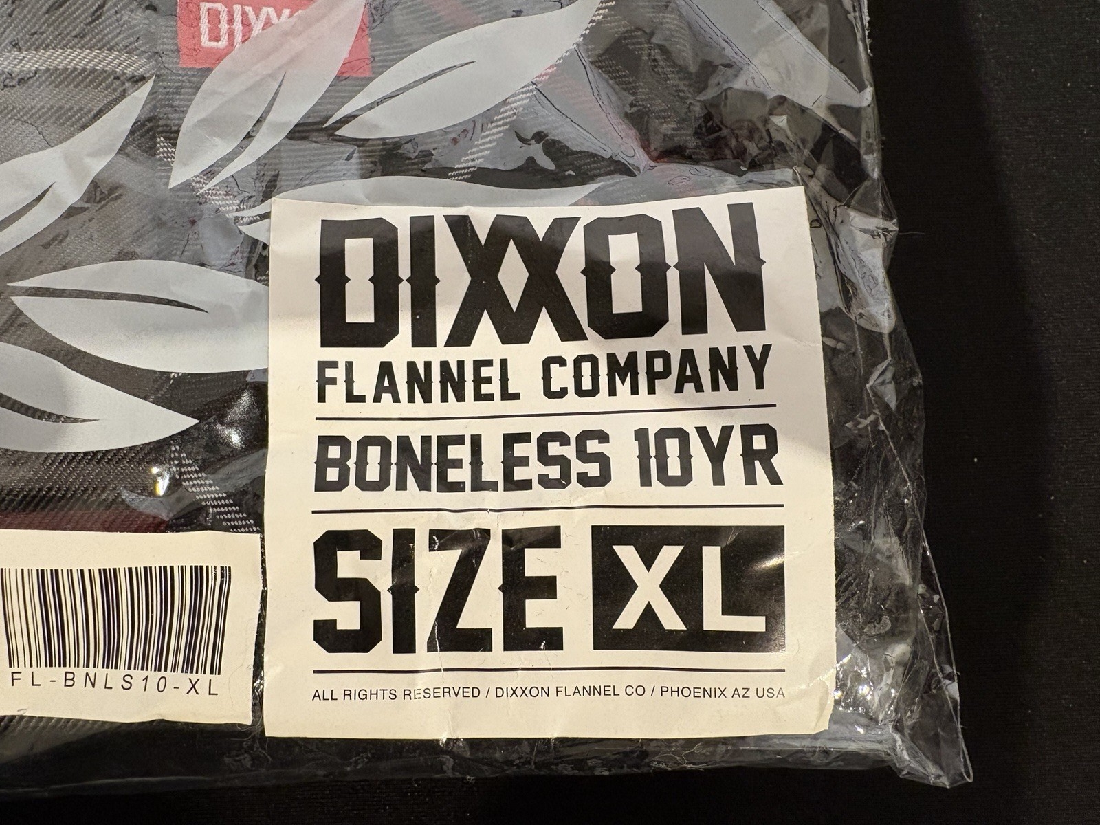 Dixxon Flannel Company Men’s Boneless 10YR Plaid Flannel Button-Up XL