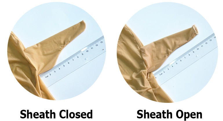 Mens Seamless Shorts See-through Velvet Pantyhose Penis Sheath Underwear Boxer