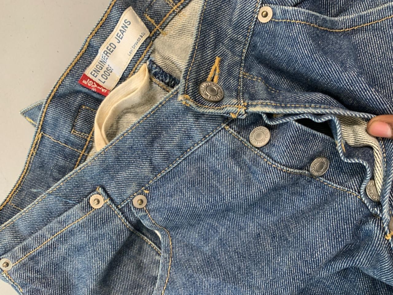Vintage Levi’s Engineered Jeans Loose W29x29 MADE IN JAPAN