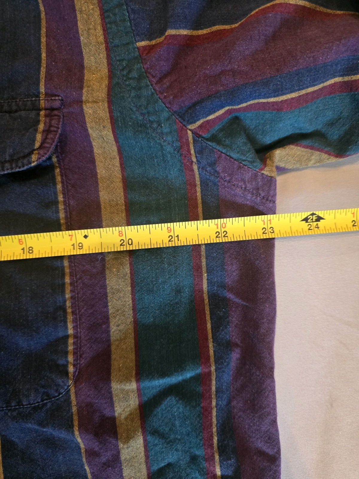 Vintage Salty Dog GANT Shirt Mens XLT Striped Long Sleeve Button Down 90s