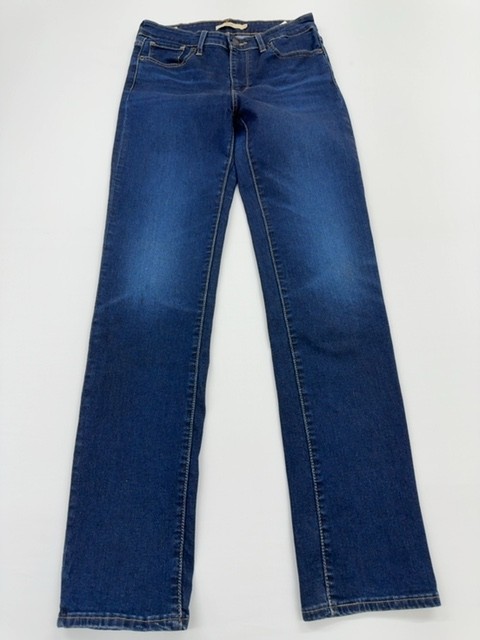Levi’s Boys Straight Jeans Size 28 in Blue Medium Wash Classic Denim