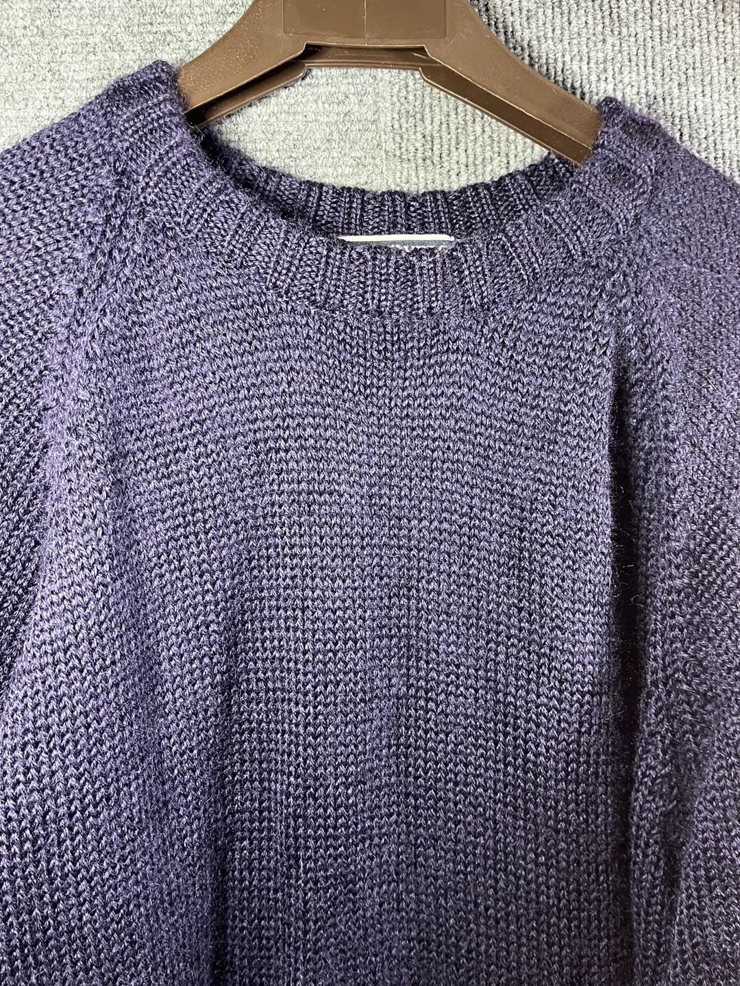WoolOvers 100% British Wool Raglan Sleeve Crewneck Sweater