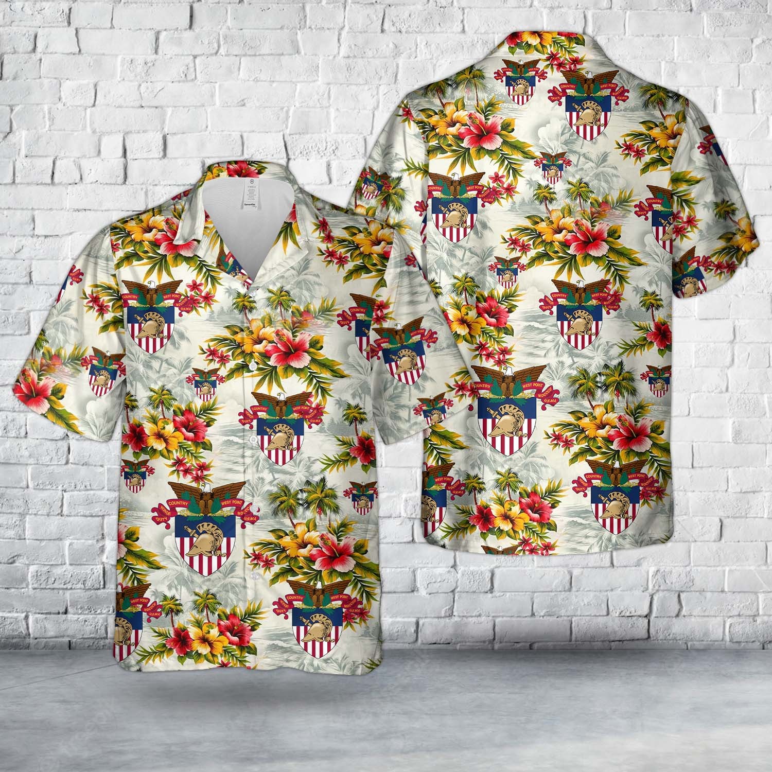 United States Military Academy USMA West Point Hawaiian Shirt