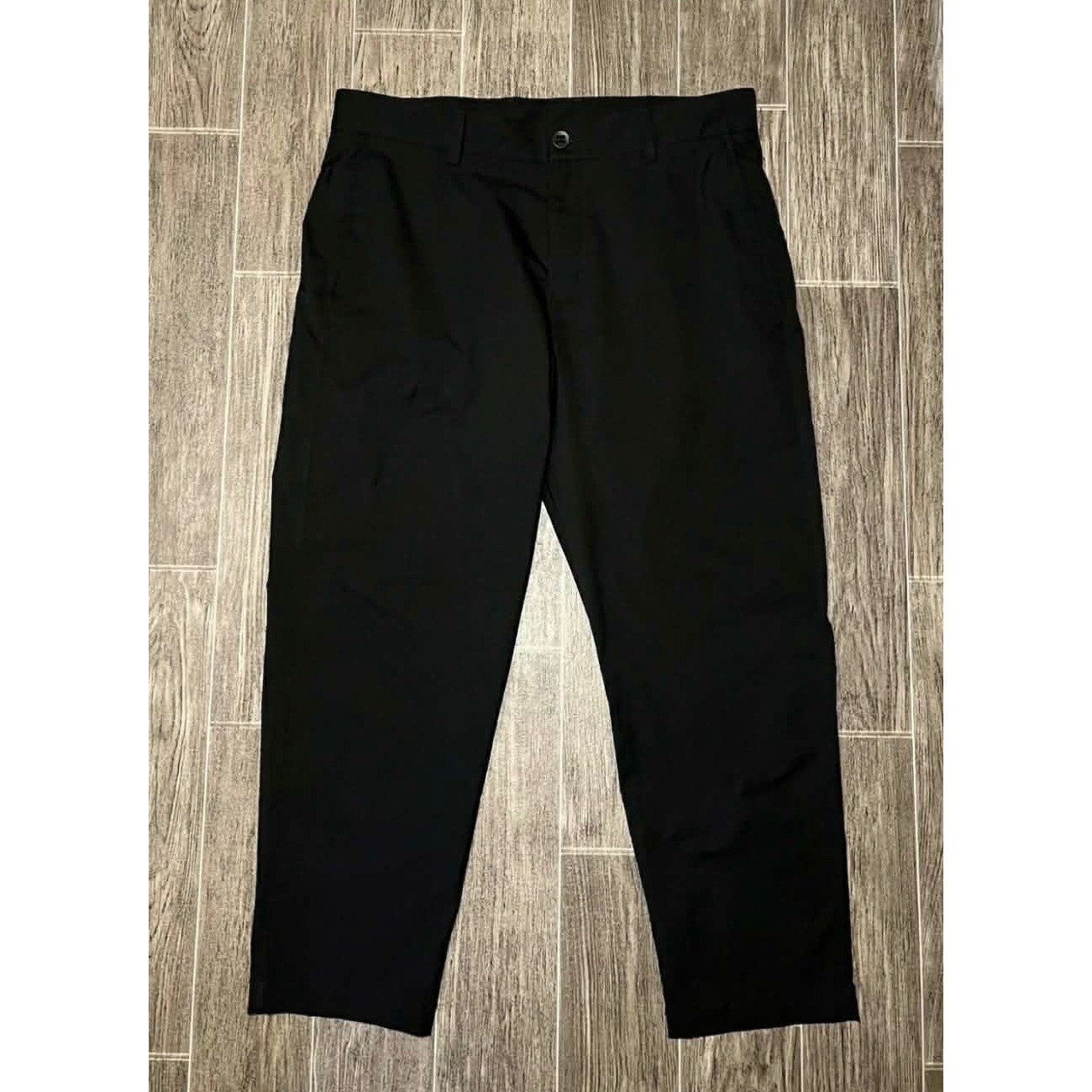 Lululemon Commission Pant Slim Mens 36 Black LM5AN1S Technical Trousers