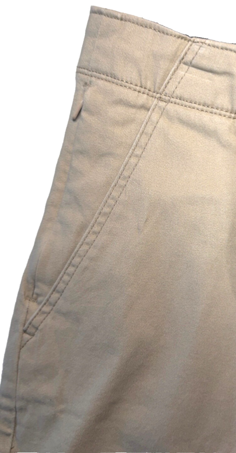 IRON CO Men’s Stretch Shorts (SIZE 38) Flex Waist Flat Front VTG WHEAT New Tag!