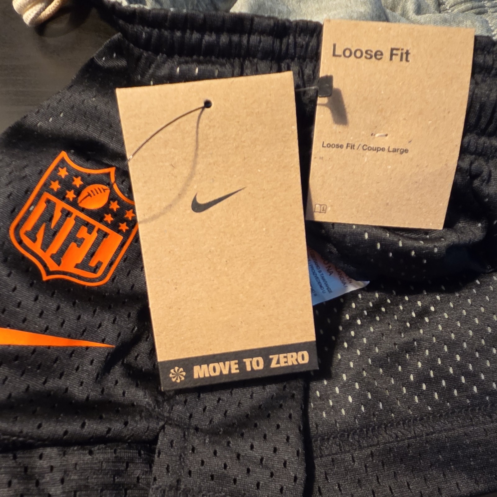 Nike NFL Cincinnati Bengals Dri-FIT Mesh Shorts Loose Fit Men’s XXL