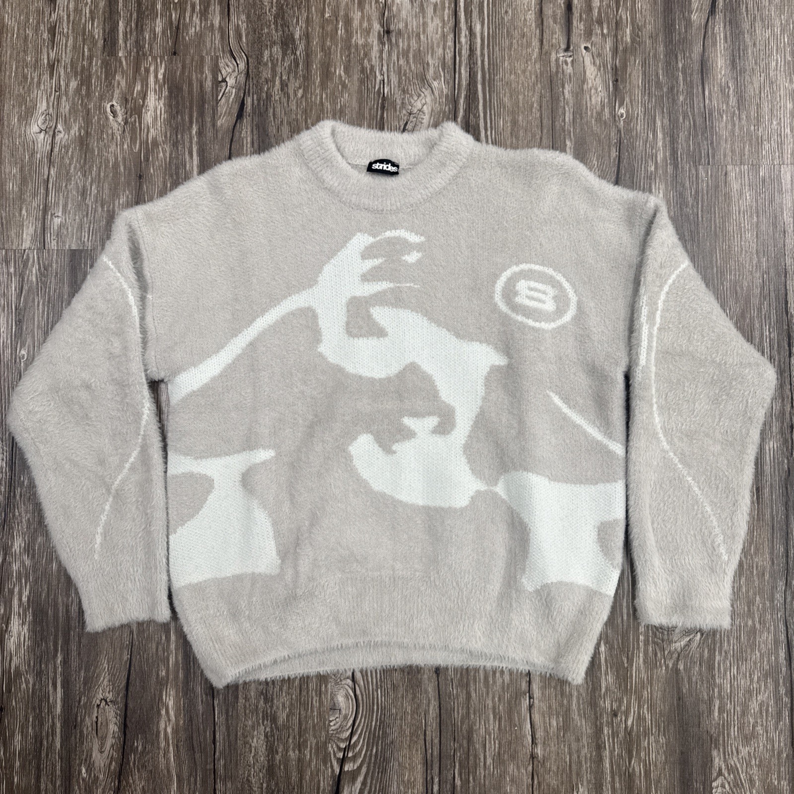 Strides 100% Polyamide Men’s Sweater Grey