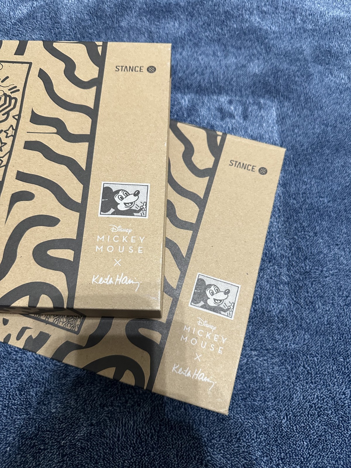 Stance x Disney x Keith Haring 4 Pack Sock Set Size Medium