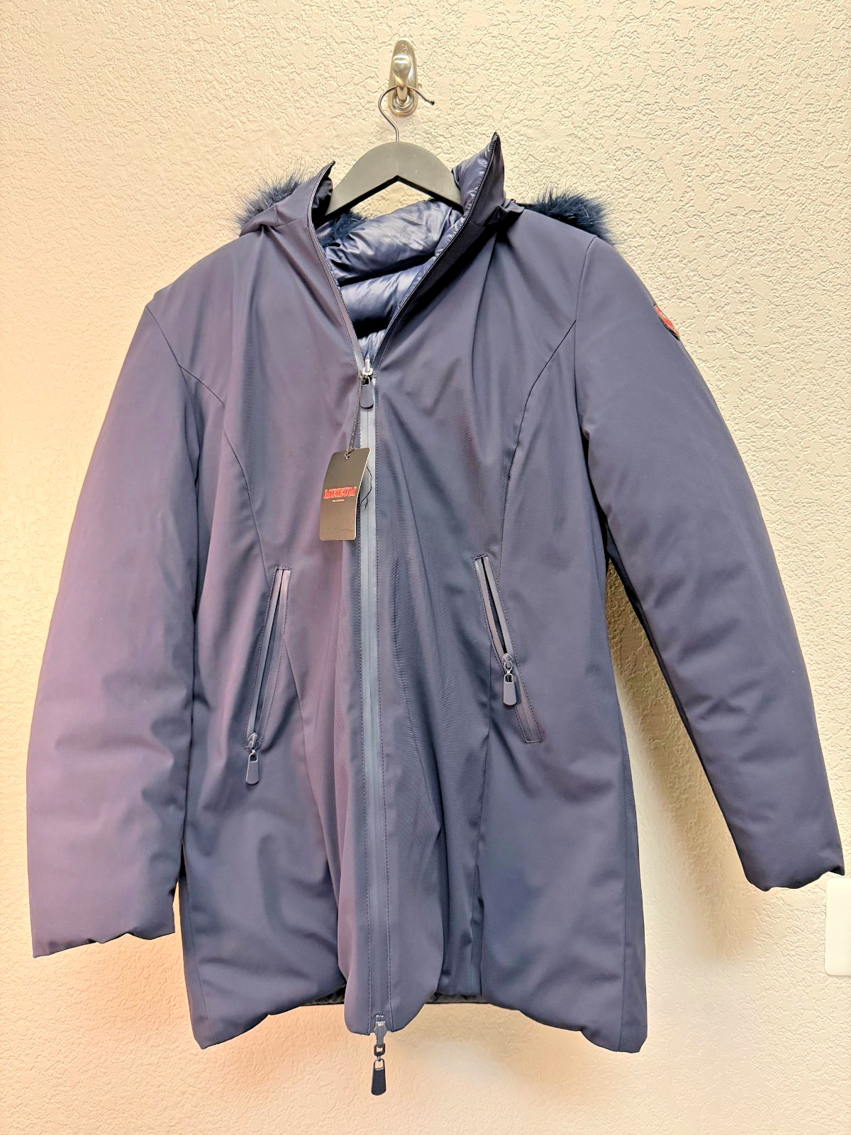 Museum the Original Elizabeth Parka Jacket – Navy Blue – Size 46 / XL