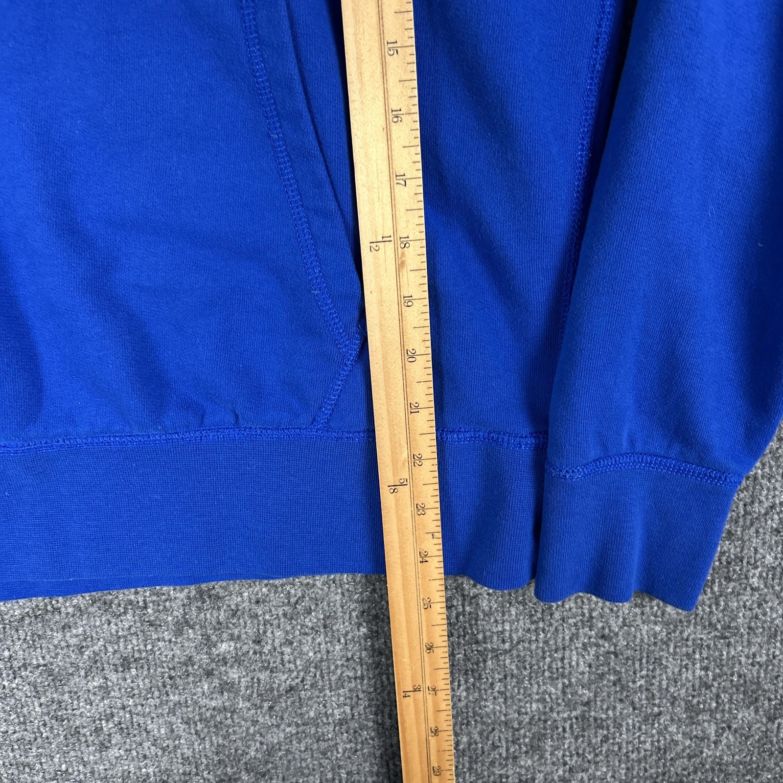 Polo Ralph Lauren Hoodie Mens Small Blue Pullover Performance Pocket Pony Logo