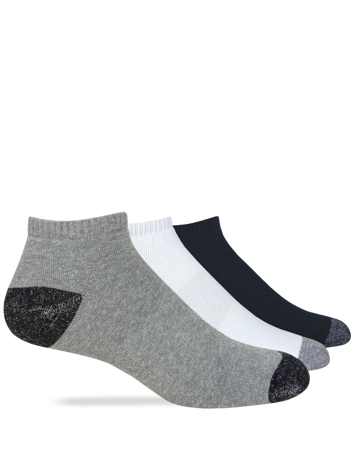 Carolina Ultimate Men’s Cotton Low Cut No Show Socks 3 Pair Pack
