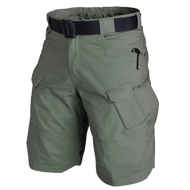 Mens Summer Tactical Short Cargo Outdoor Waterproof Hiking Fishing Track Short