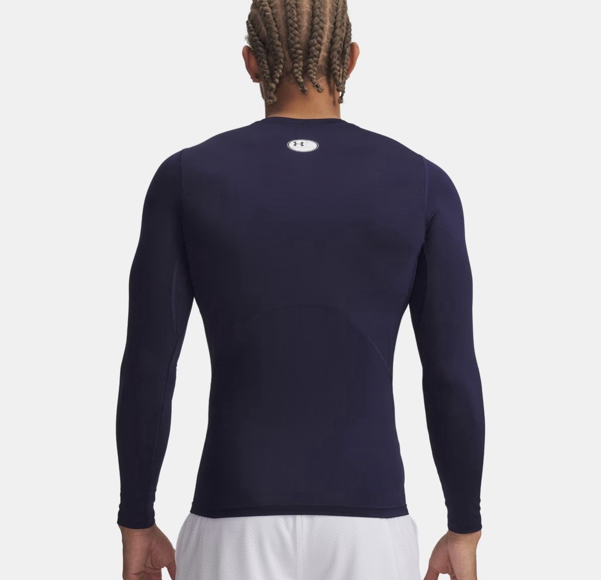 Under Armour HeatGear Compression Long Sleeve Shirt Men’s 2XL Navy 1361524 NWT