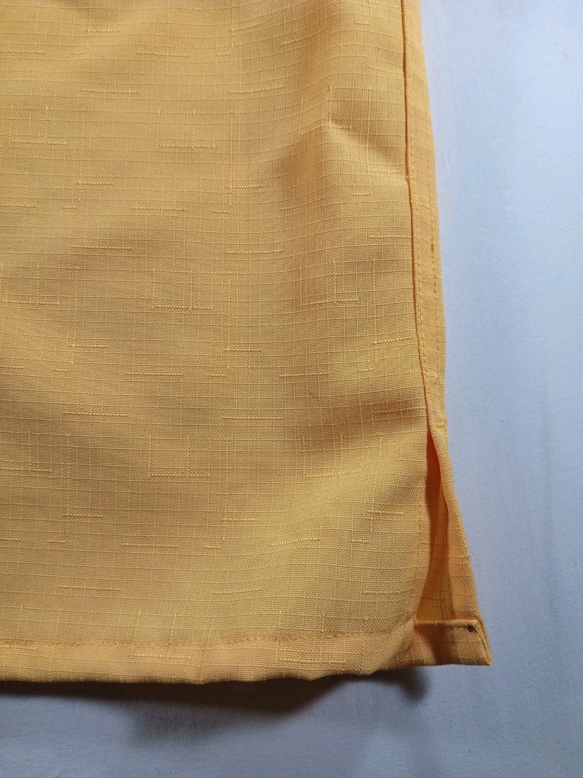 John Blair Shirt Yellow Short Sleeve Shoulder Strap Sport Fit New! Large