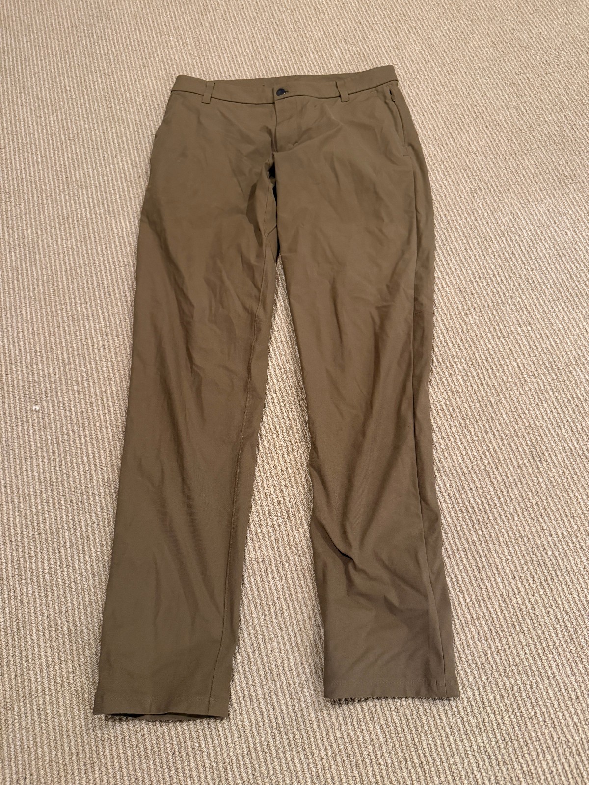Lululemon ABC Trouser Classic Men’s Pants, 33/34 – Brown