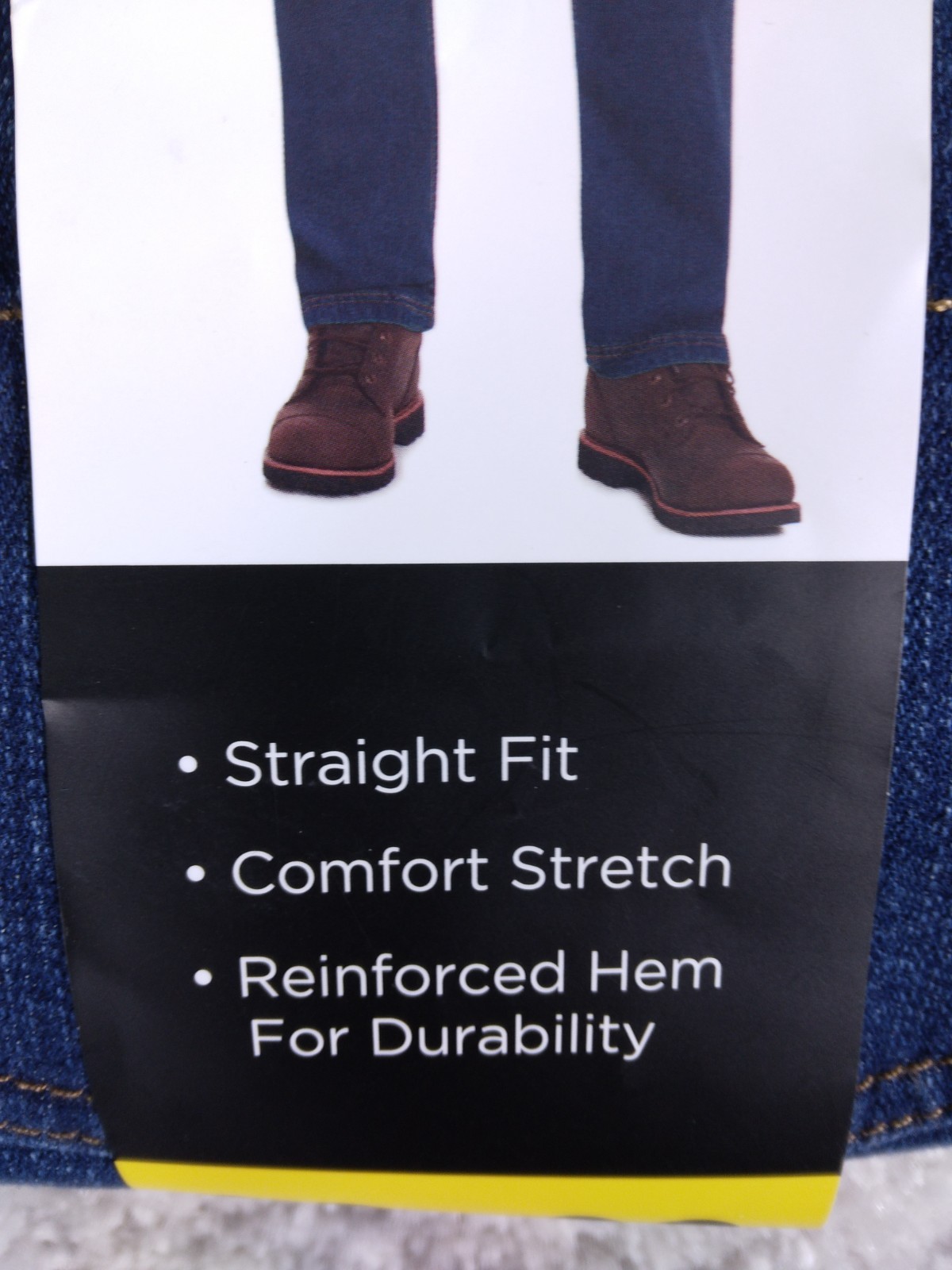 Kirkland Signature Jeans Men’s Straight Fit Comfort Stretch Denim Pants 32×32