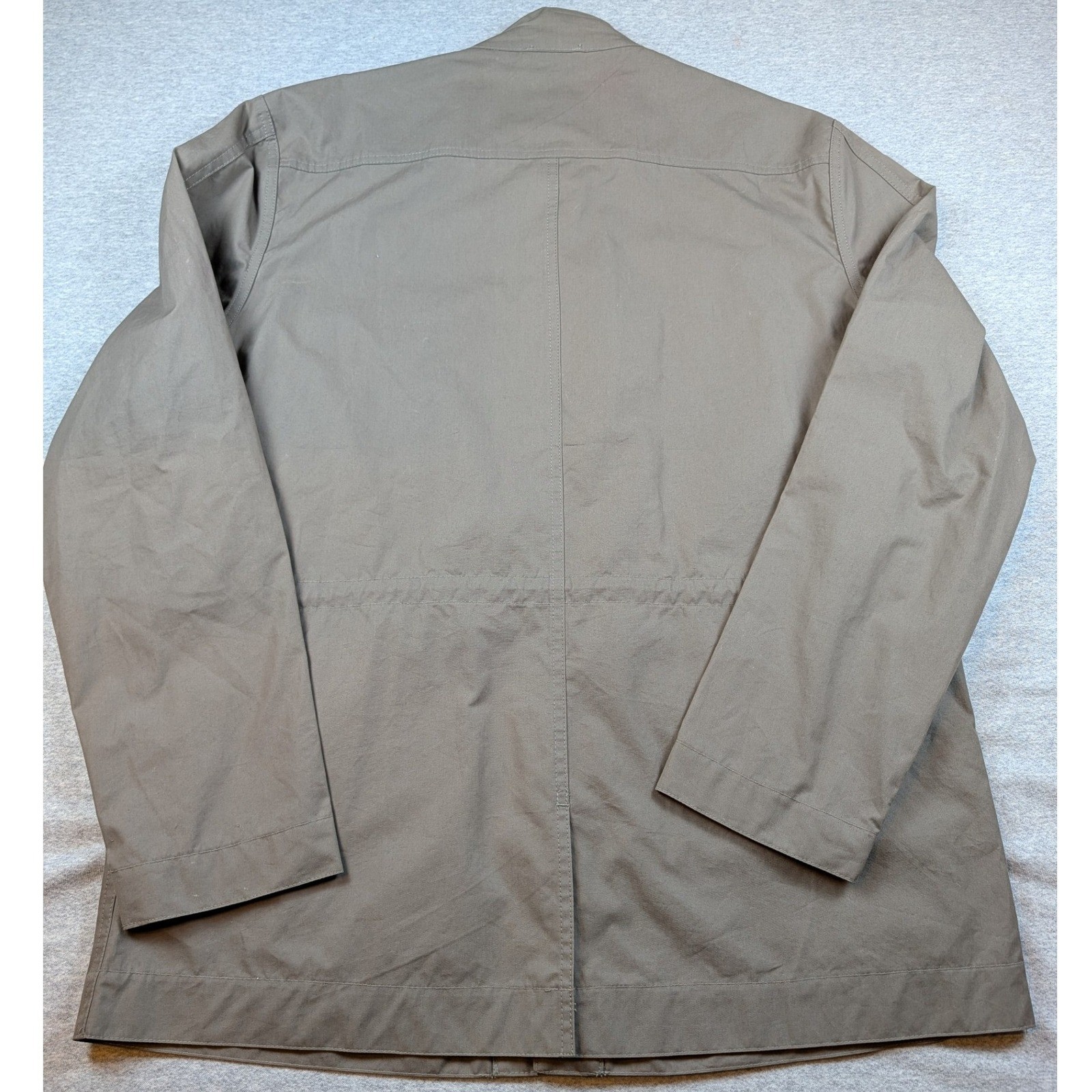 Aether Mens M-65 Field Jacket Taupe Brown Etaproof Cotton Utility Coat Size 3 L