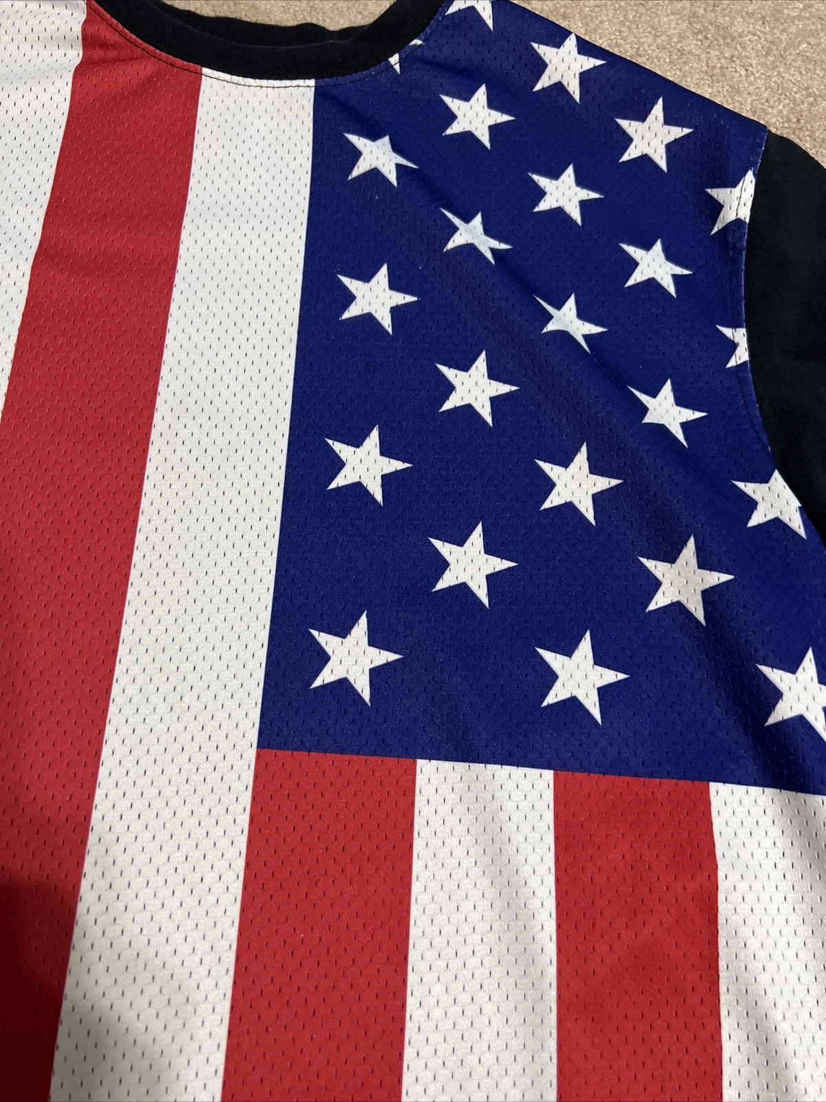 Maxi Milian Tshirt Stars And Stripes Large Short Sleeve