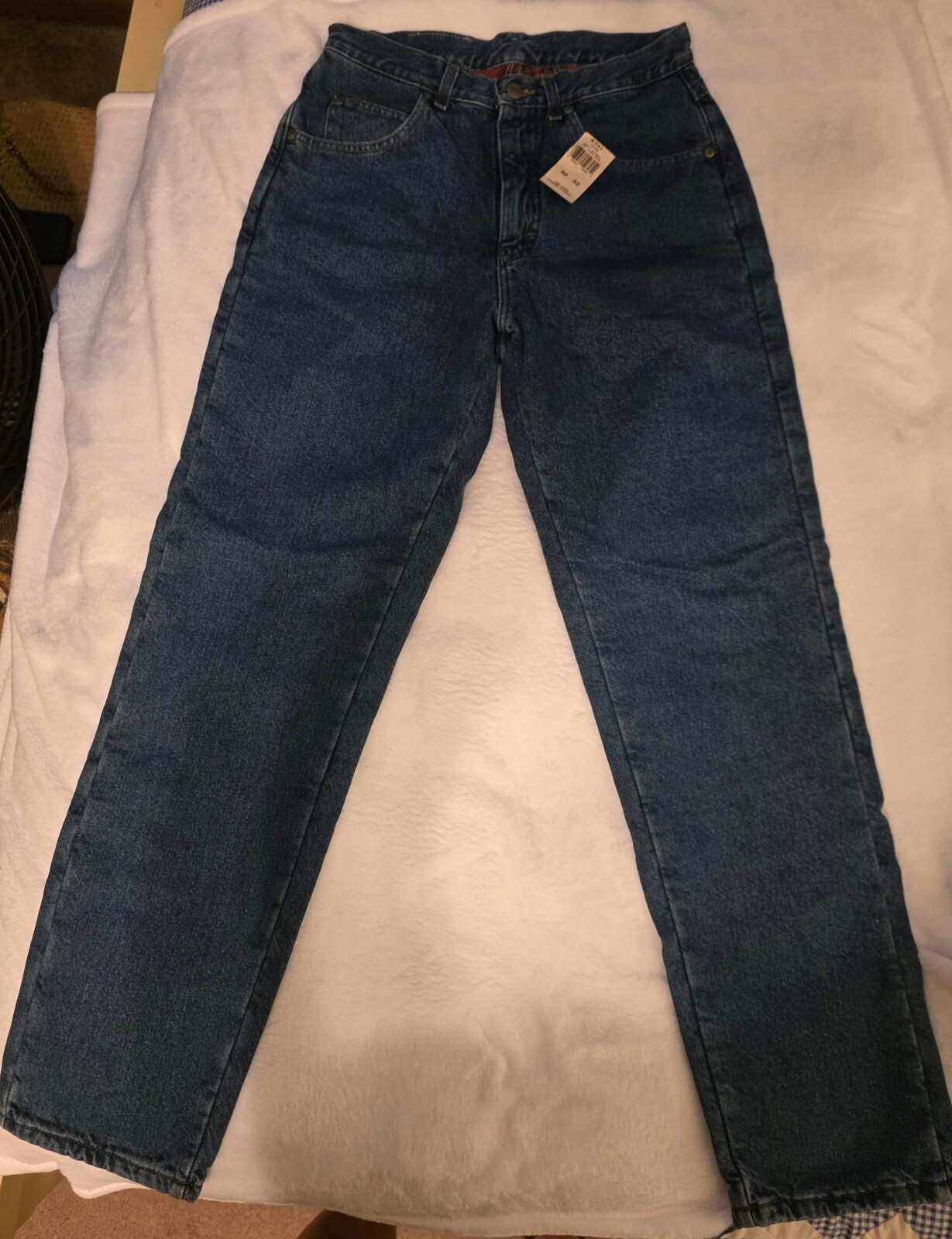 LLBean Men’s Field and Forest Natural Fitted Lined Jeans 30×32
