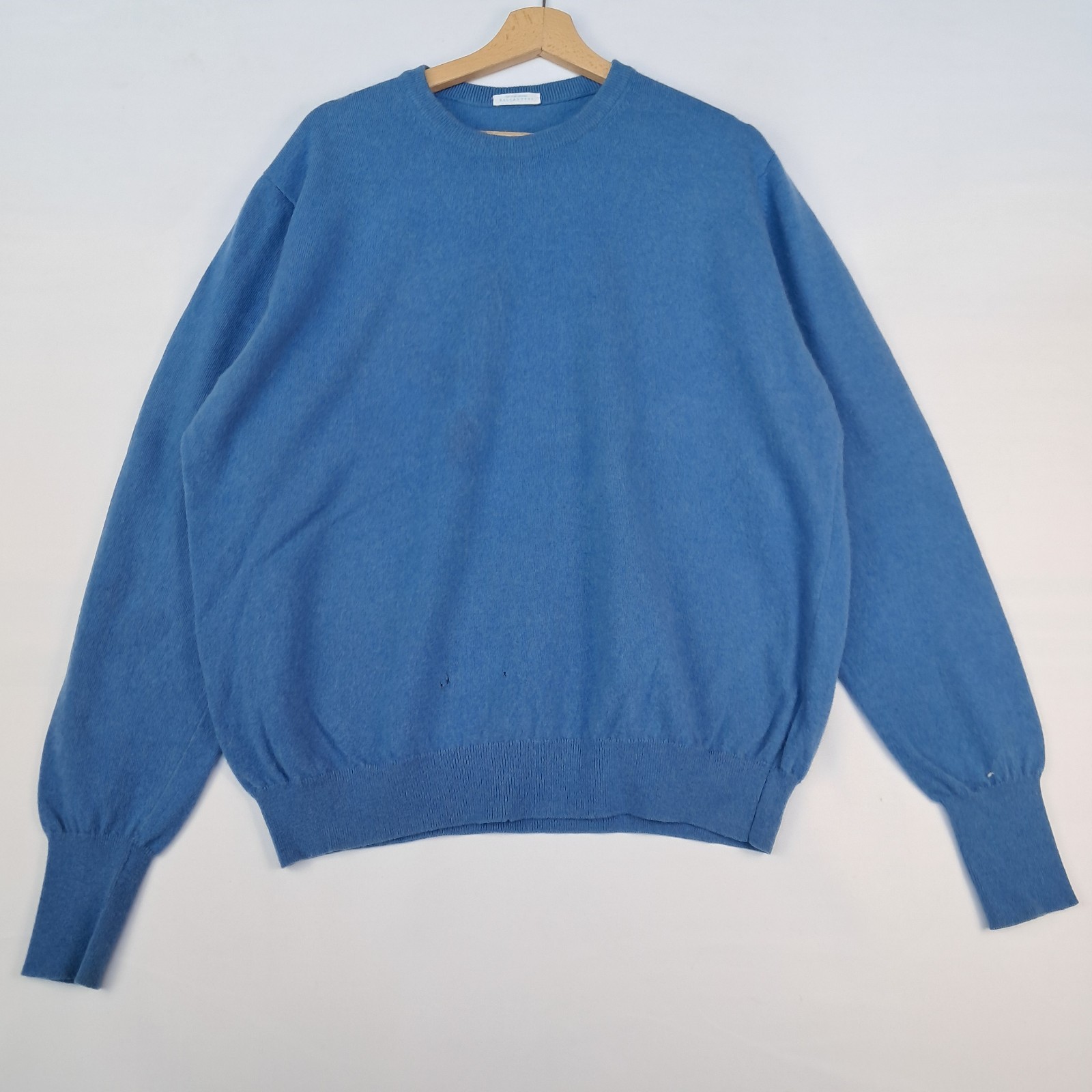 Ballantyne Pure Cashmere Blue Sweater Size 54 Mens