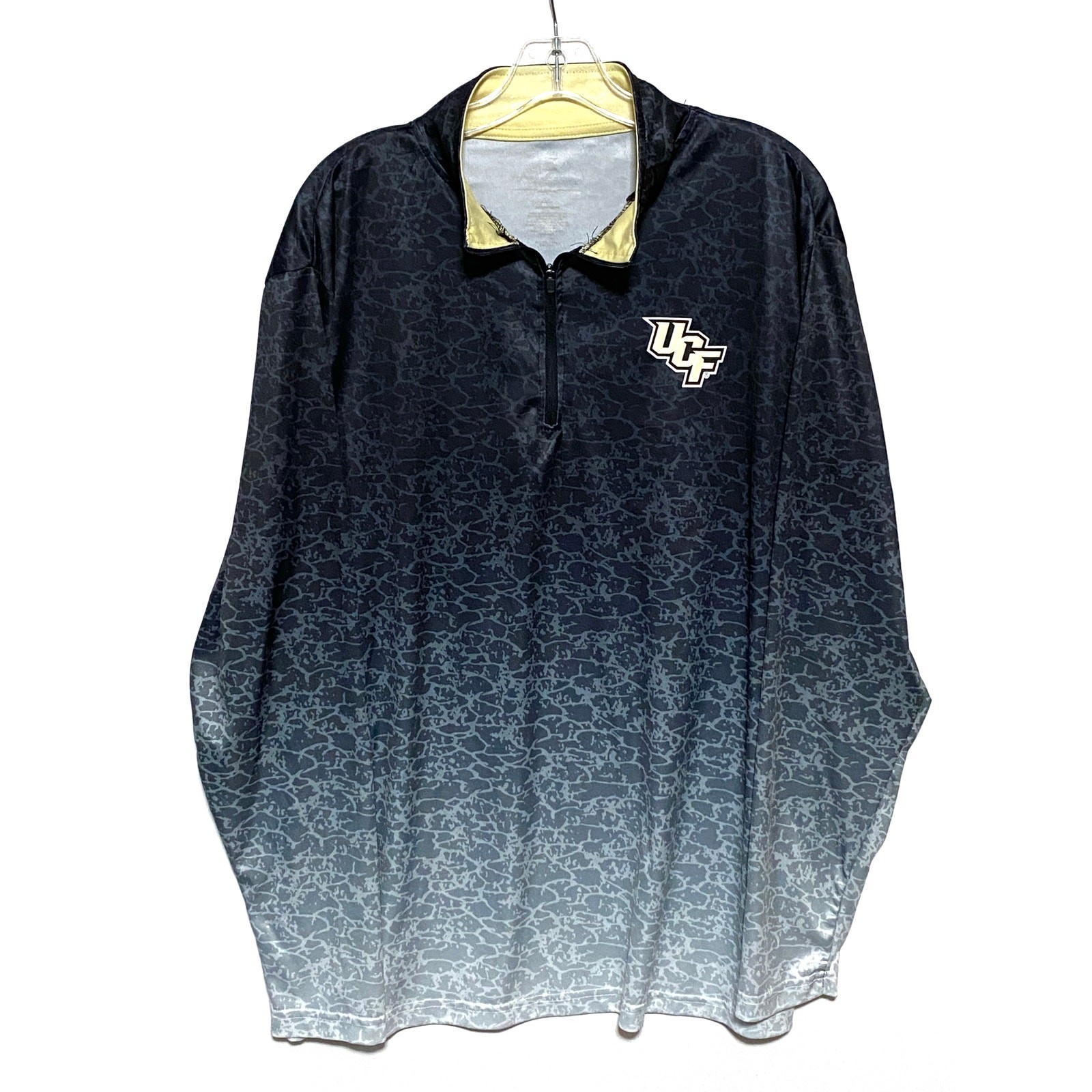 UCF Knights Colosseum Long Sleeve 1/4 Zip Pullover Shirt Mens XL Athleisure