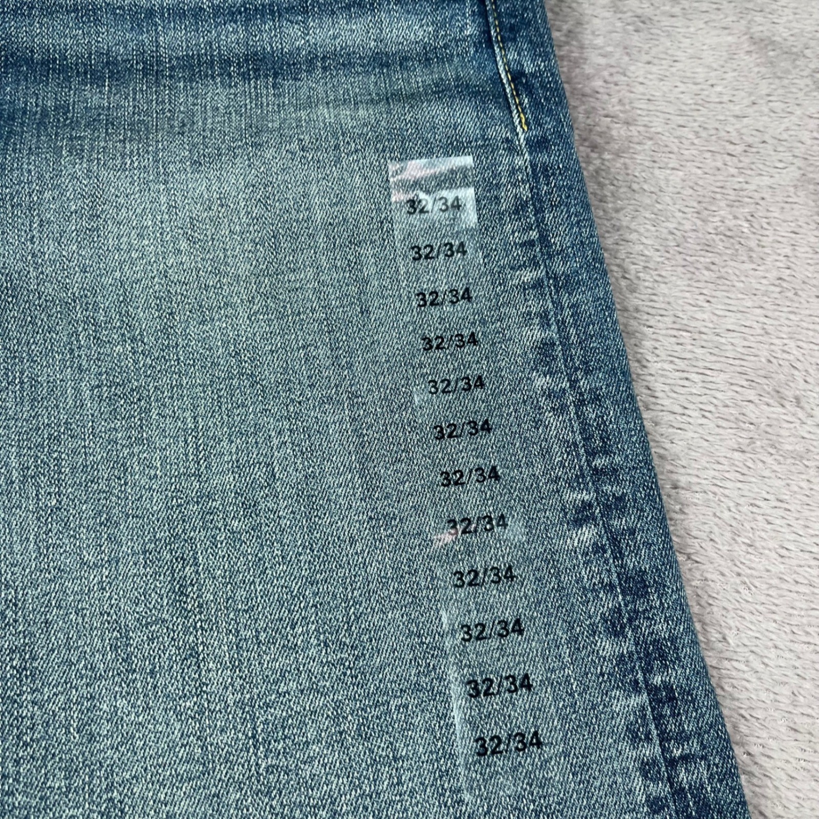 American Eagle Airflex+ Original Straight Jeans 32×34 Medium Tinted Blue 0622
