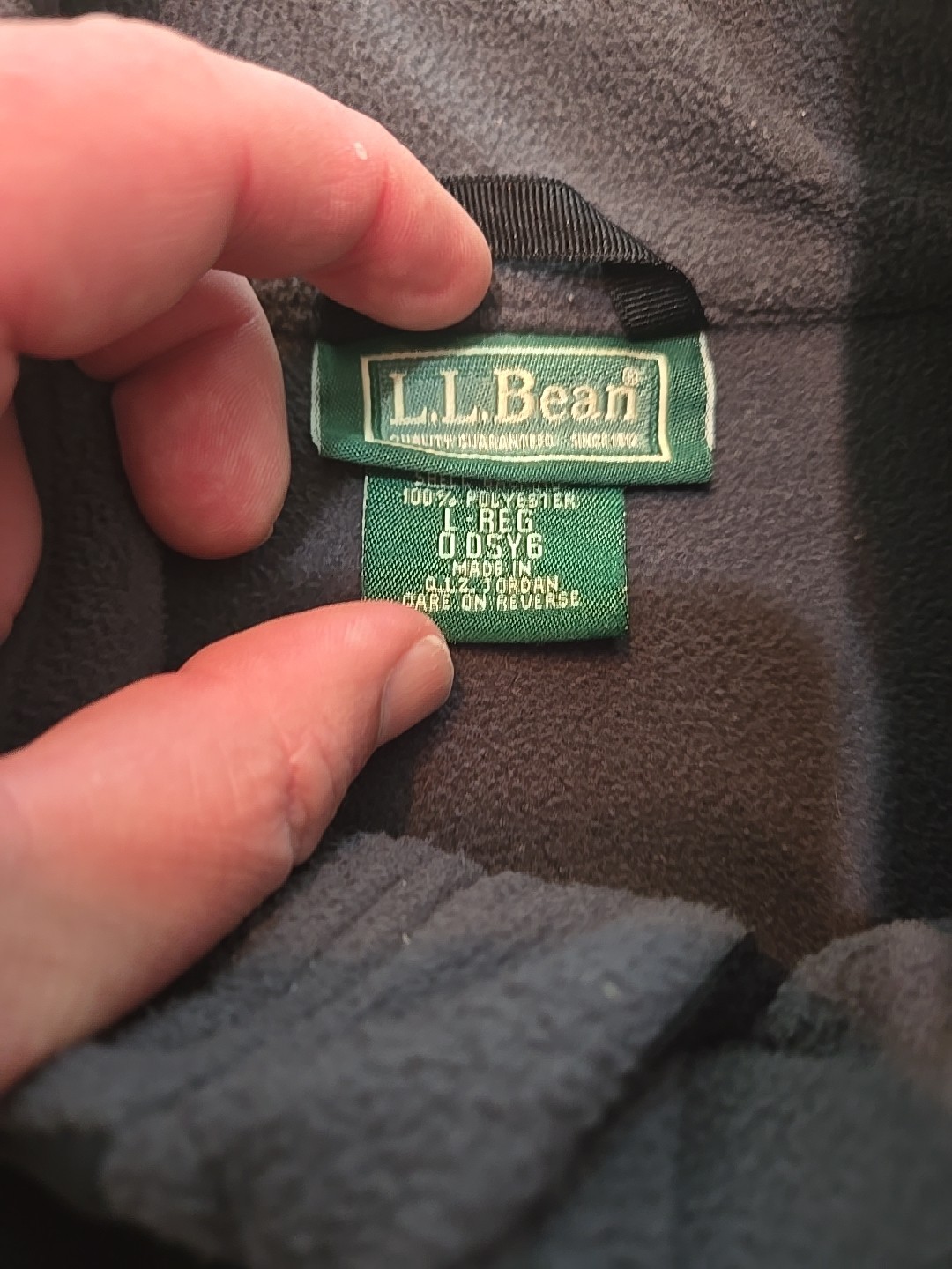 LL BEAN Men’s Black Soft Shell Vest Size Large Reg Black Outdoor School