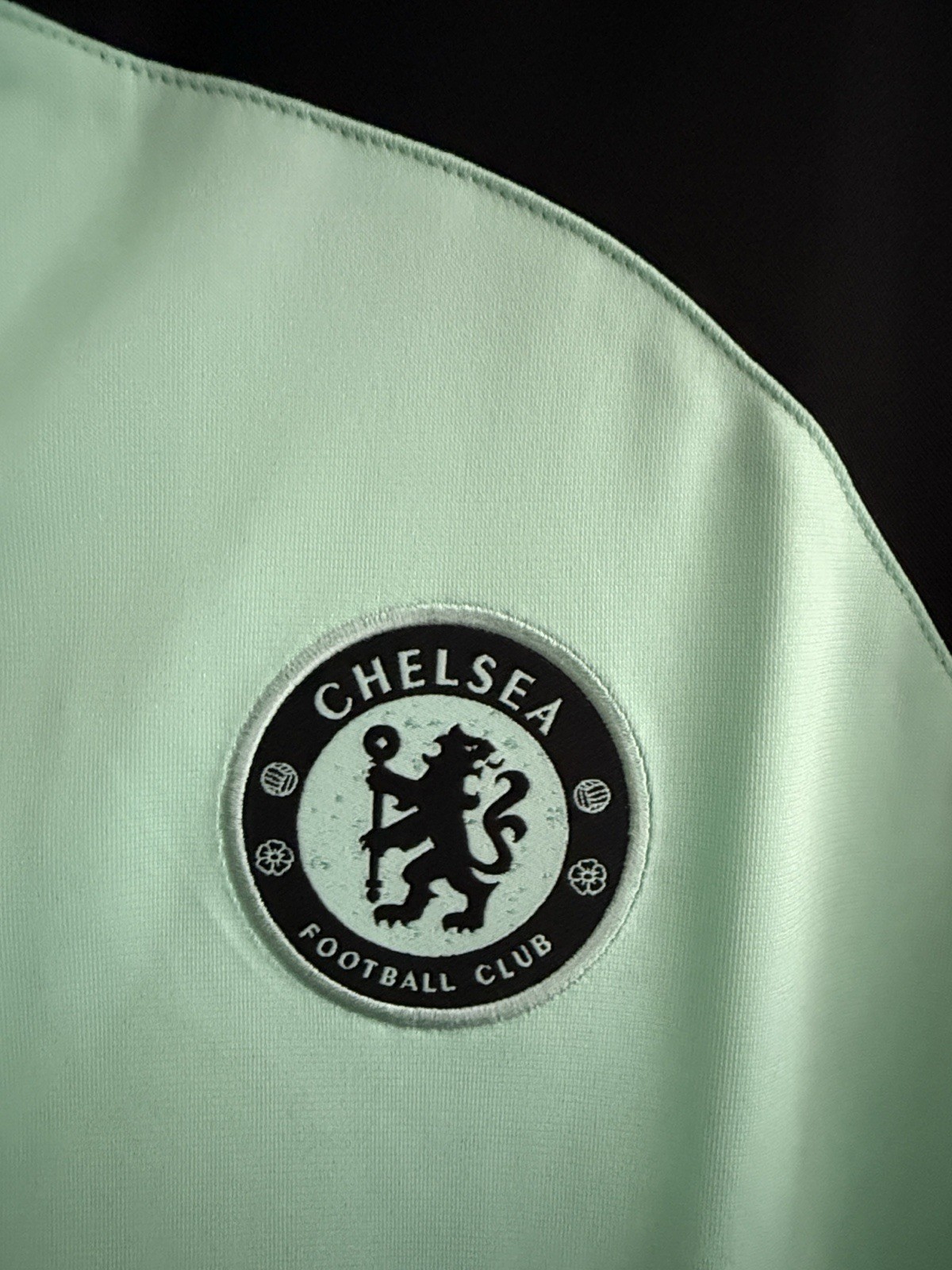 Nike Dri-FIT Chelsea FC Slim Fit Full Zip Track Jacket Men’s M Green/Black