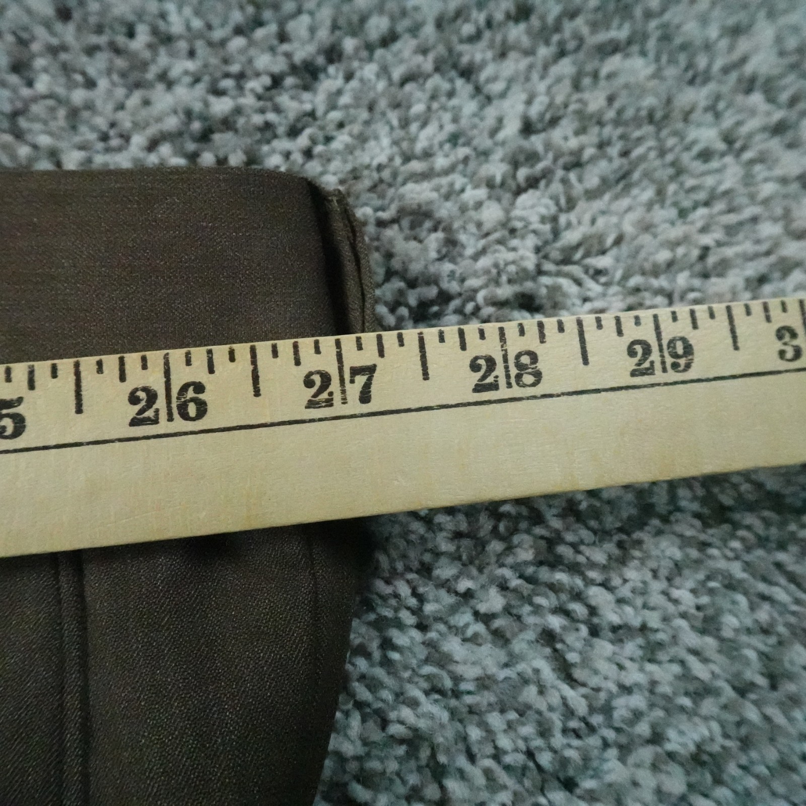 NEW Stafford Pants Mens 54X30 Brown Travel Chino Dress Trouser Pleated Cuffed
