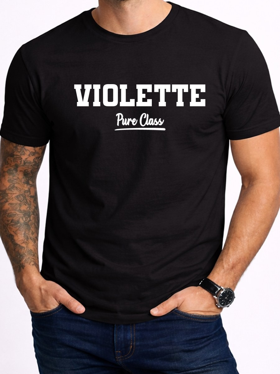 Violette Pure Class Men’s T-Shirt Family Surname Gift